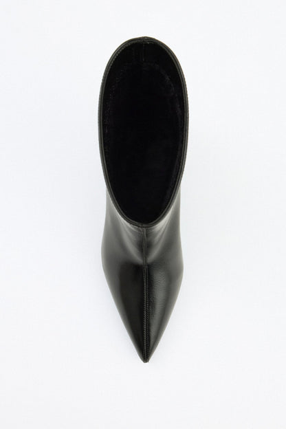 Aria Leather Ankle boots - Black