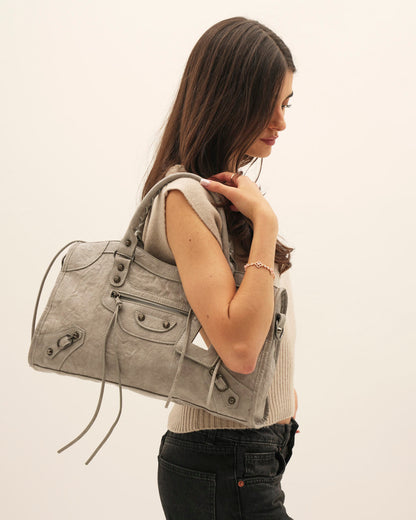 It girl bag large - Light grey