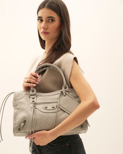 It girl bag medium - Light grey