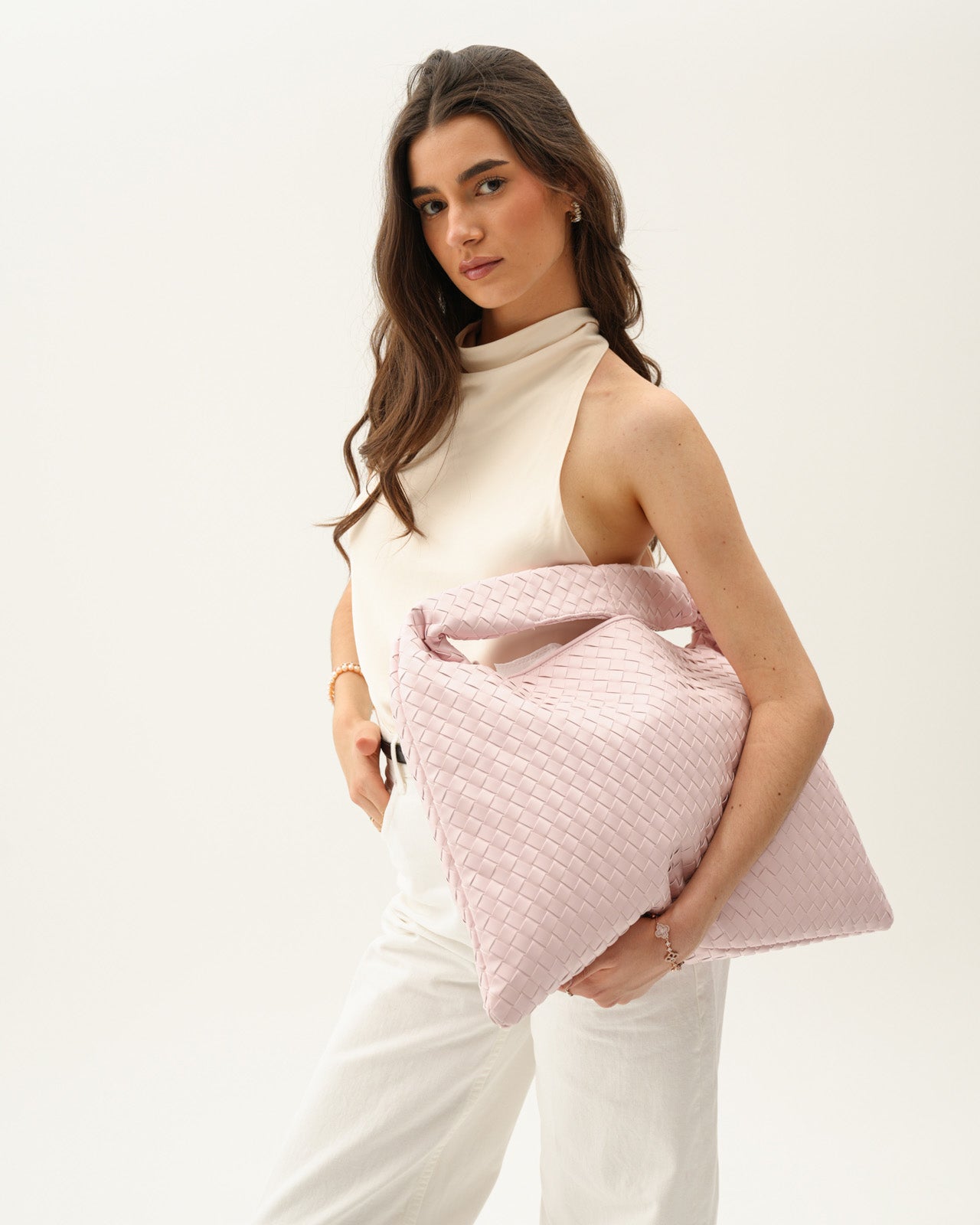 Élance Tote Bag - Baby pink
