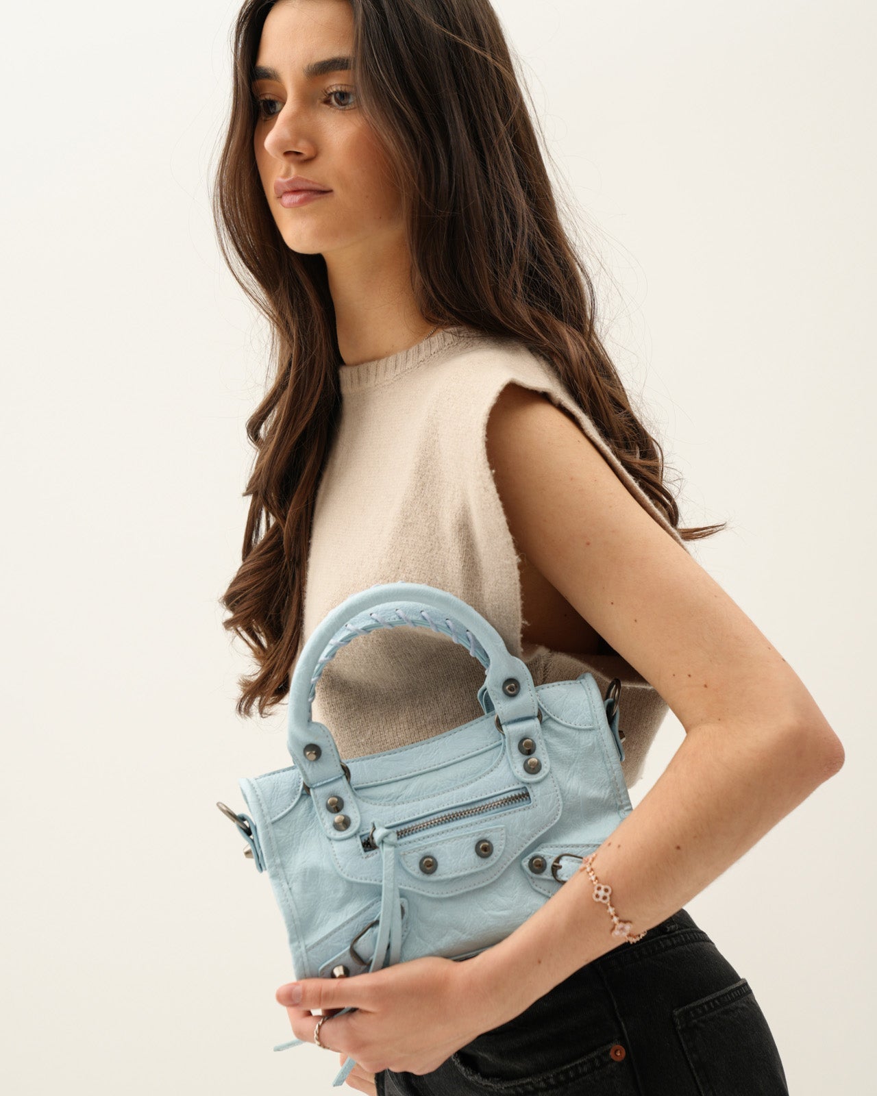 It girl bag small - Baby blue