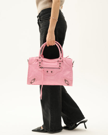 It girl bag medium - Baby pink