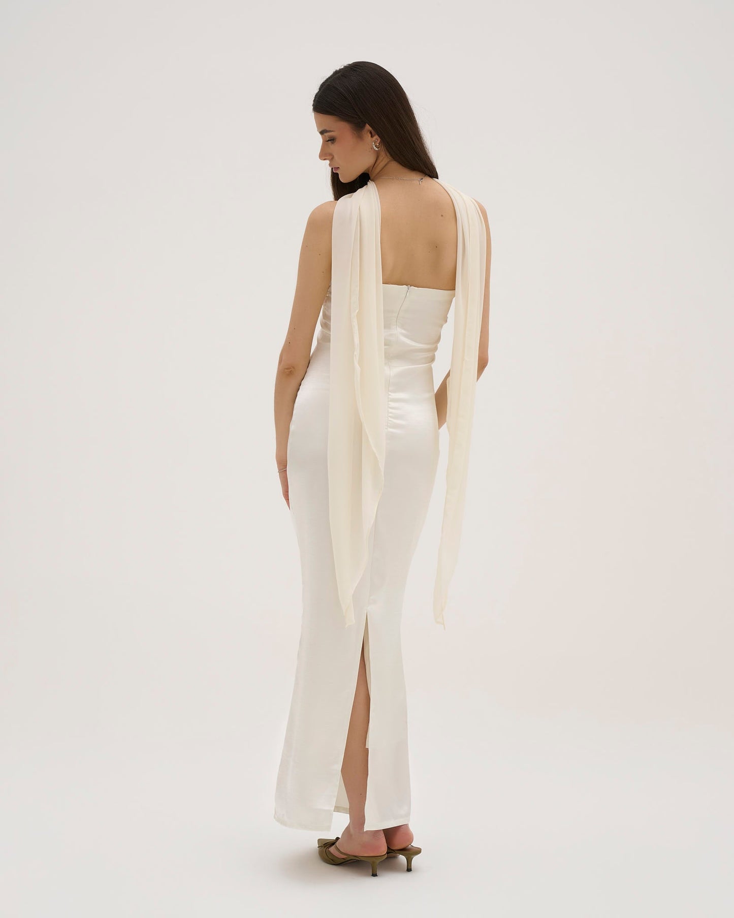 Aries Maxi Dress - White