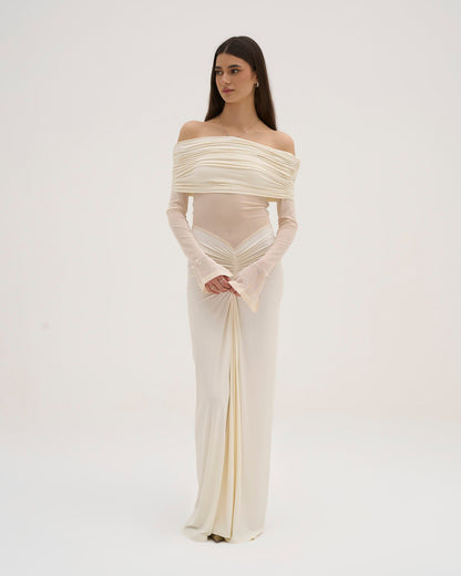 Lissa Maxi Dress - Cream