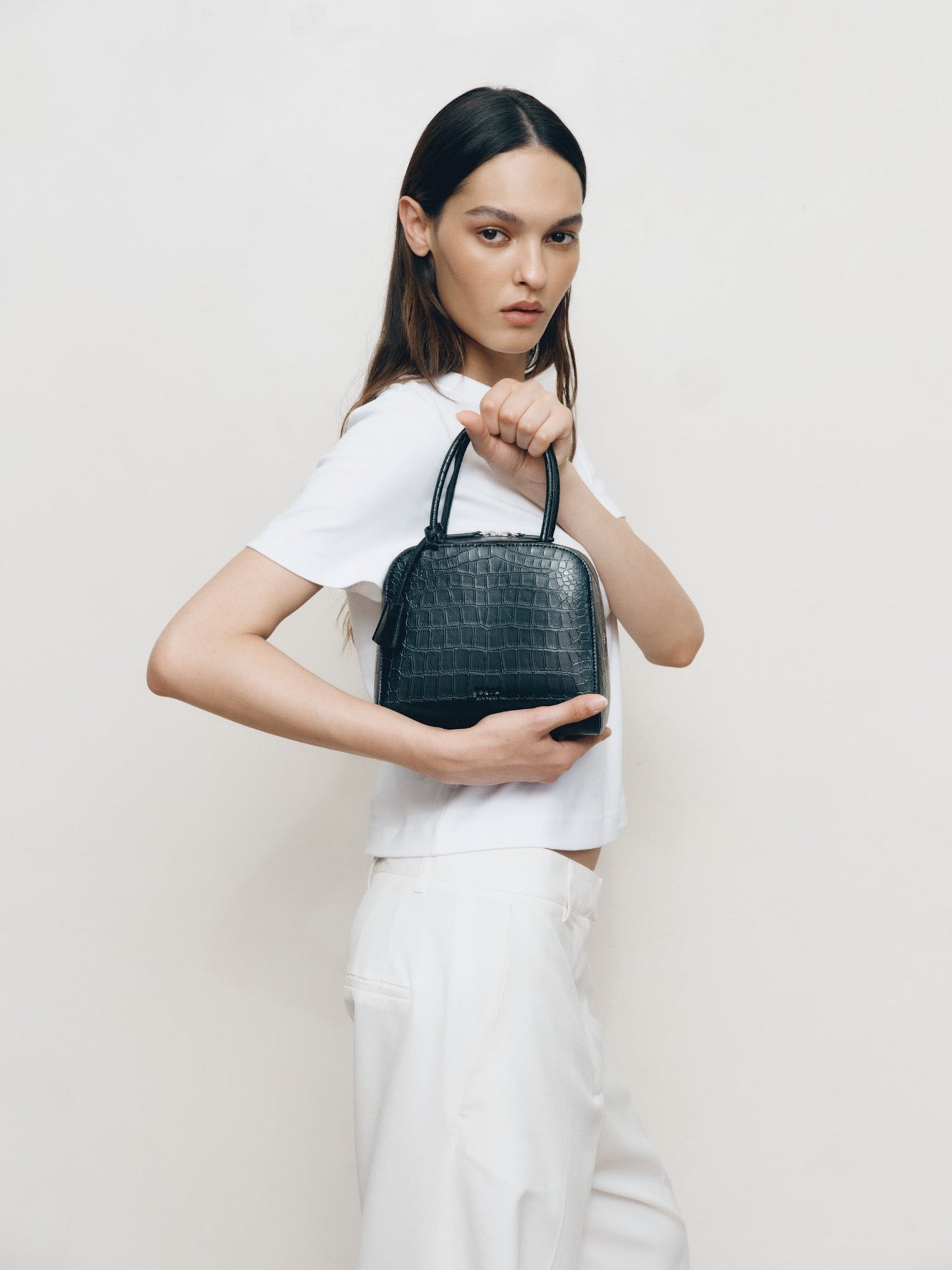 Miro Bag Black Croc
