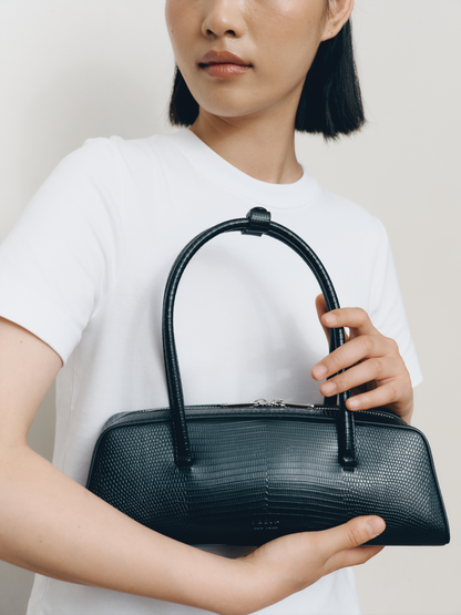 Mercer Bag Black Lizard
