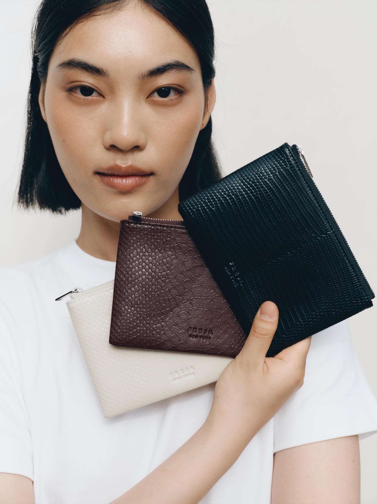 Zip Pouch 8 Oat Croc