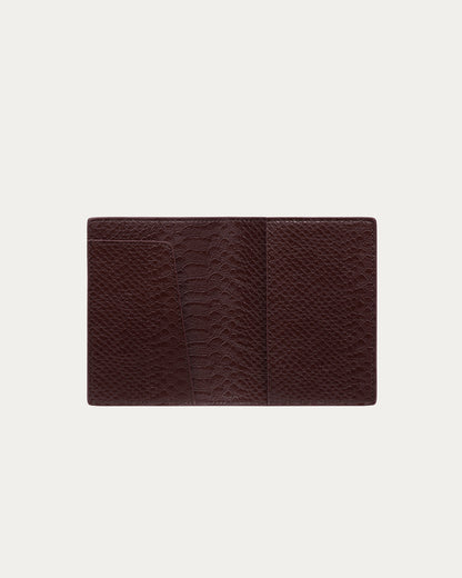 Passport Cover Berry Croc