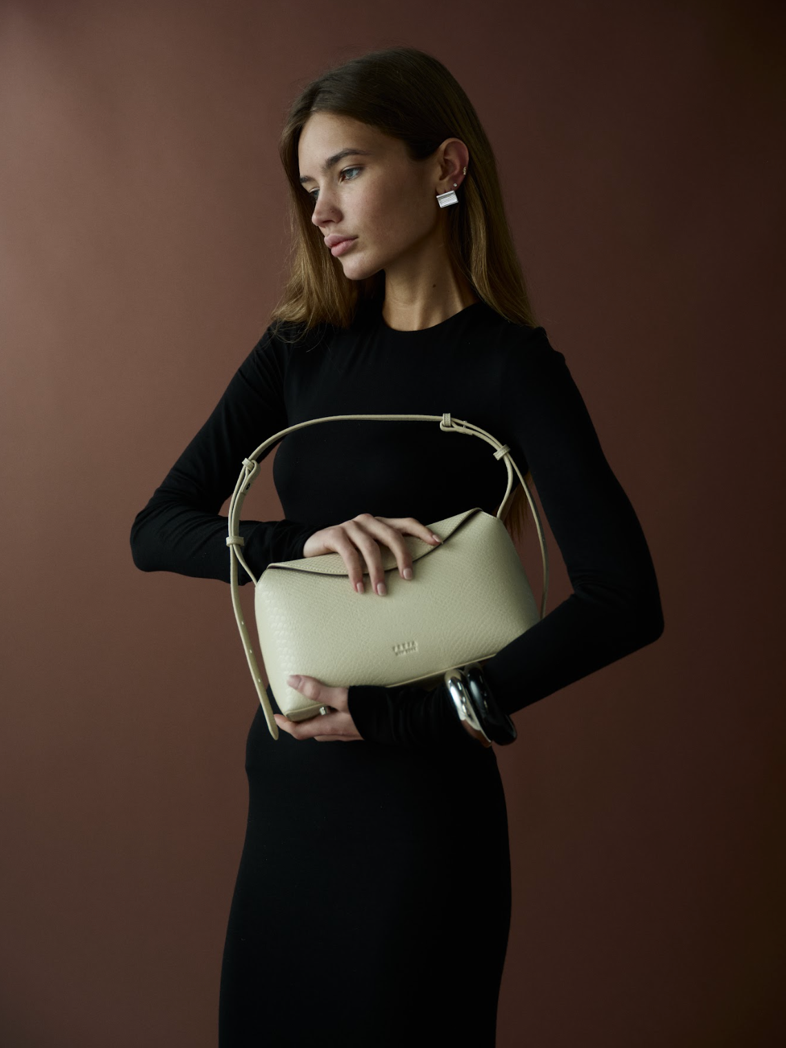 Hudson Bag Oat Croc