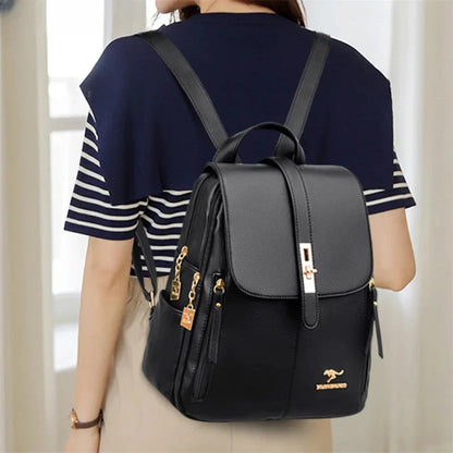 Aurora Leather Backpack