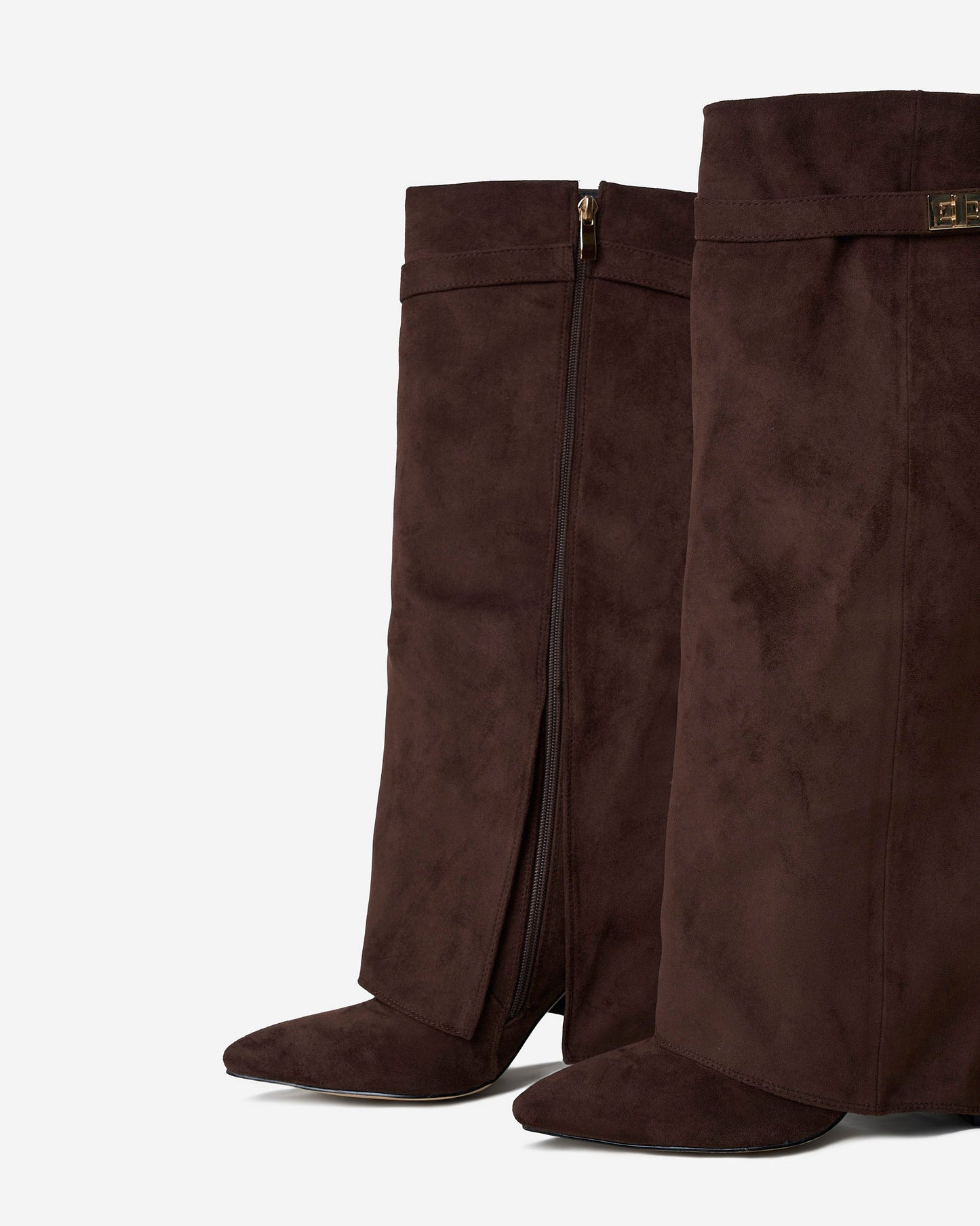 Lavista Suede knee high boots - Dark Brown