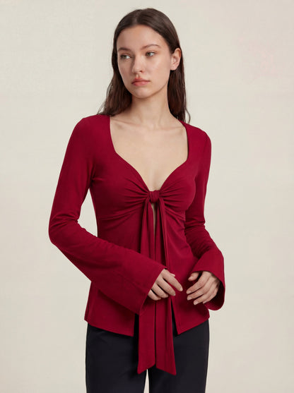 Zeïa Top - Wine Red