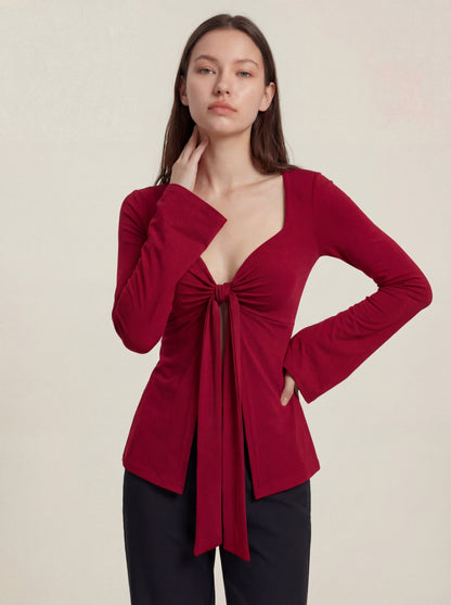 Zeïa Top - Wine Red