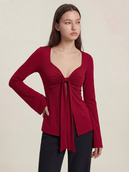 Zeïa Top - Wine Red
