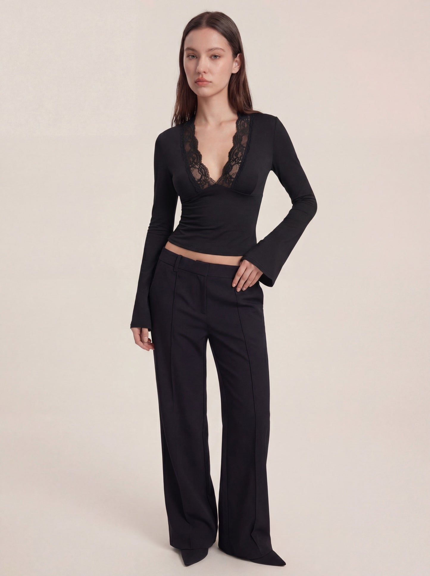Maya Lace Top - Black