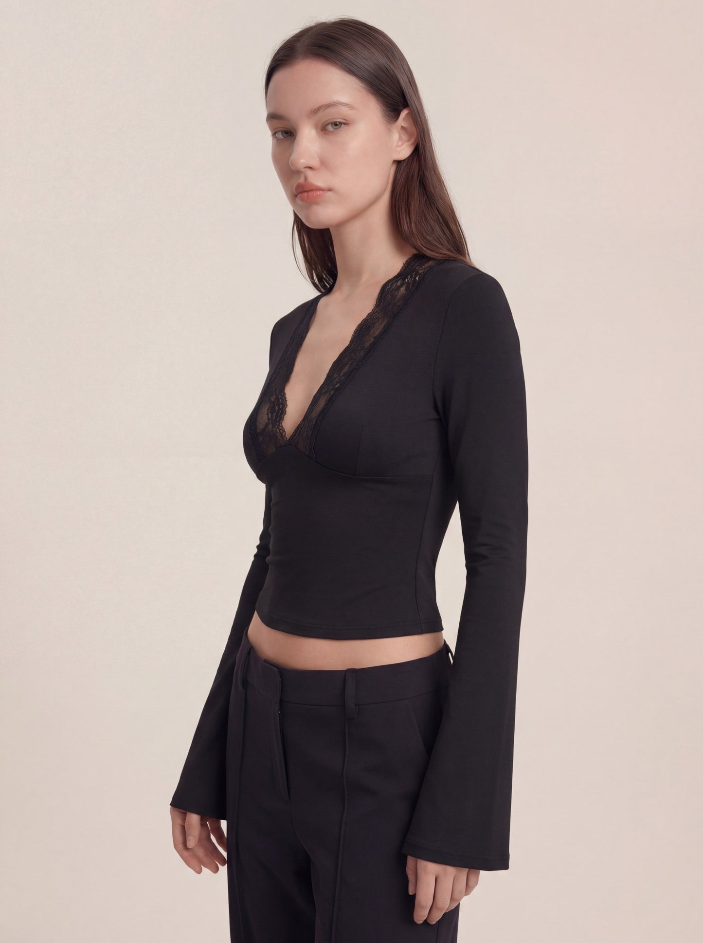 Maya Lace Top - Black