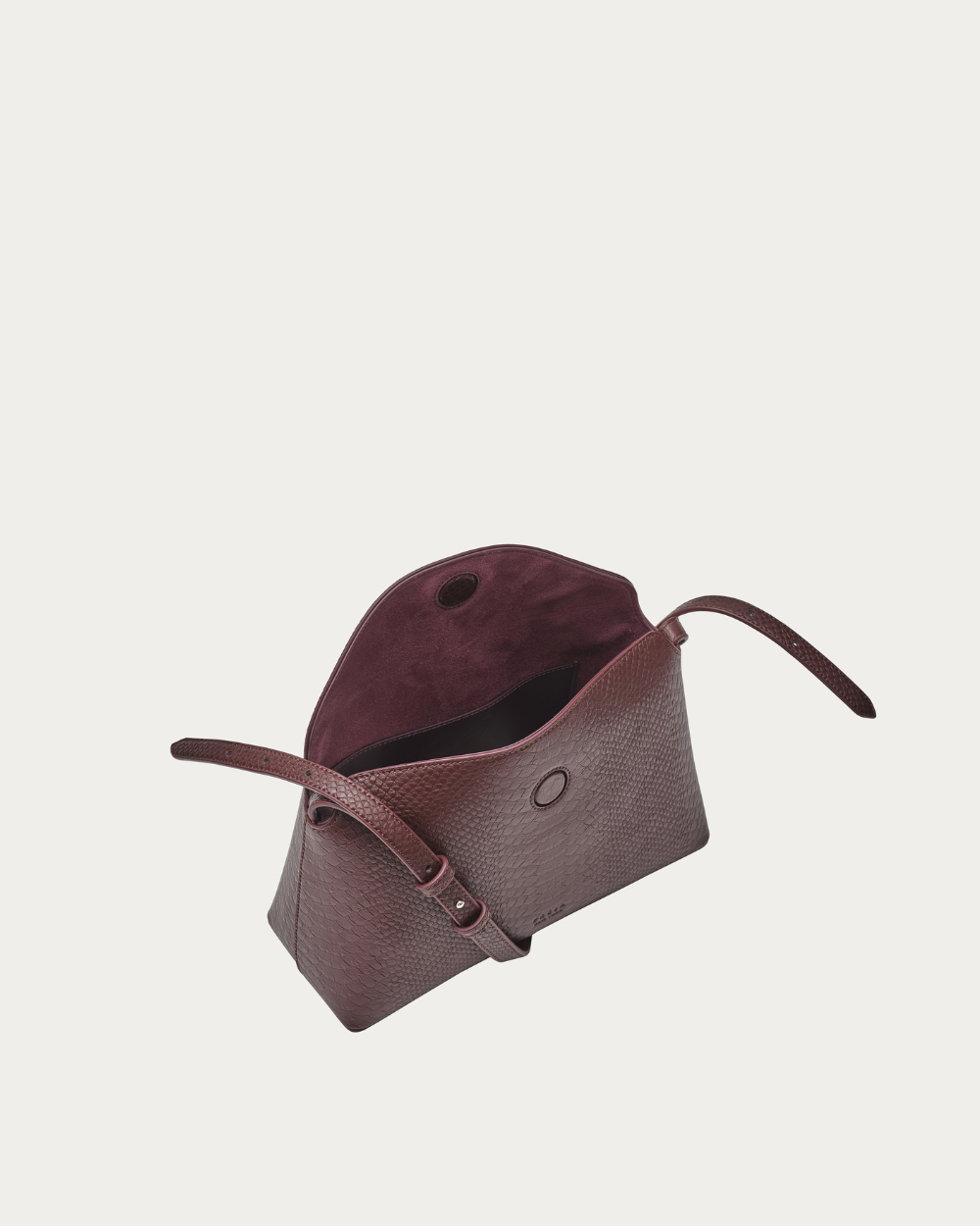 Hudson Bag Berry Croc