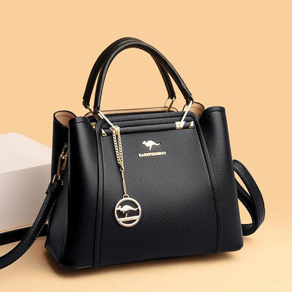 Luxurious Soft Leather Women's Shoulder and Crossbody Bag