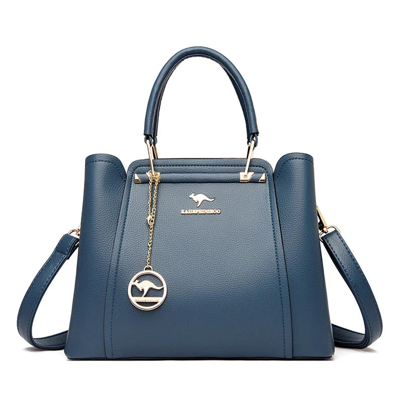 Luxurious Soft Leather Women's Shoulder and Crossbody Bag