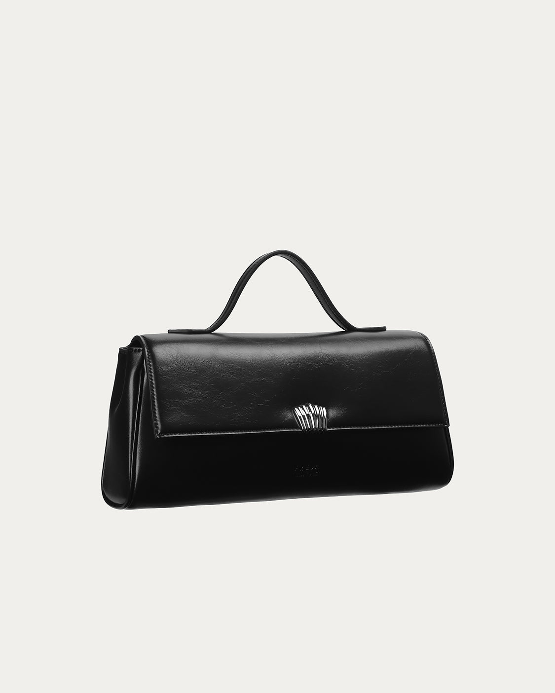 Shell Clutch Black Gloss