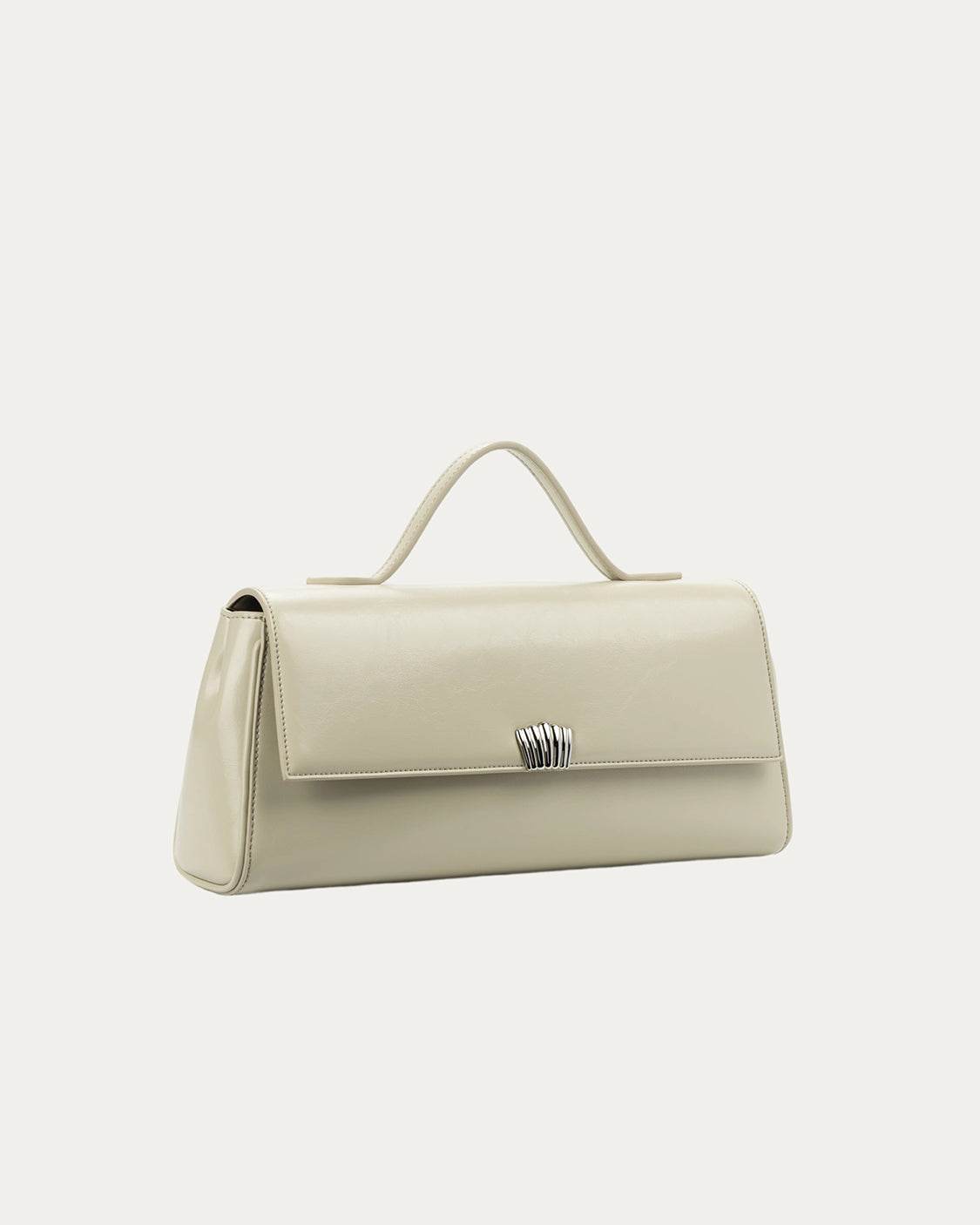 Shell Clutch Linen Gloss