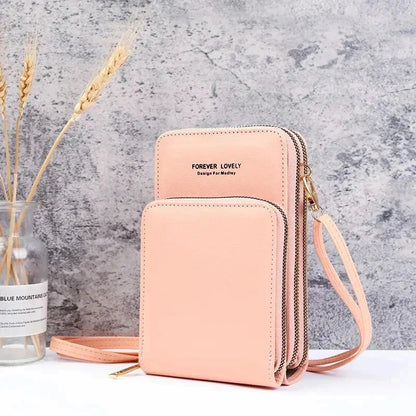 Small Leather Crossbody Bag/Mini Messenger Shoulder Purse LUXURY